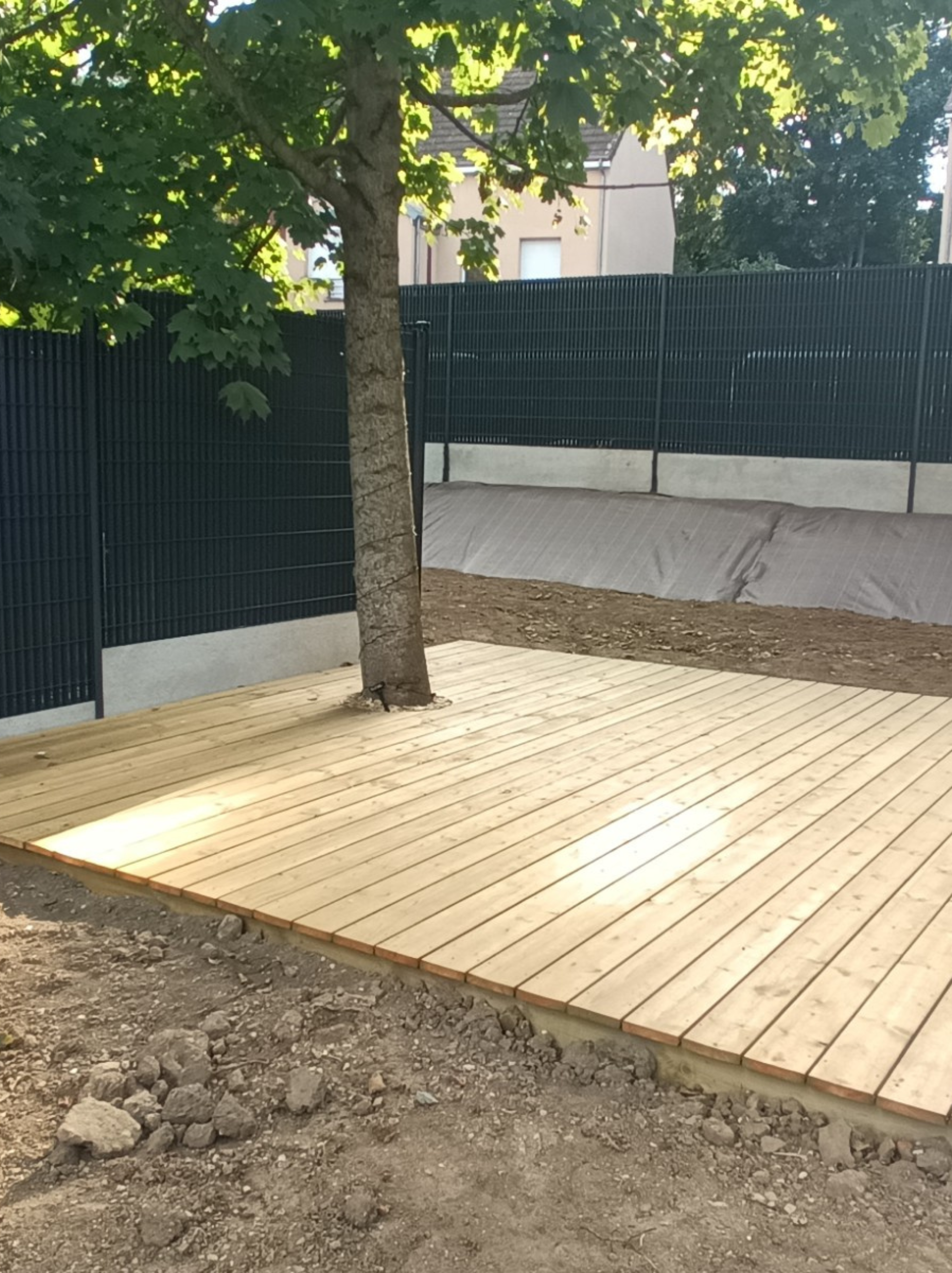 Aménagement extérieur dans le Bélinois en Sarthe